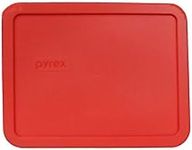 PYREX Blue 6-cup RECTANGULAR Plastic Cover 7211-PC (2 Pack)