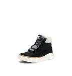 Sorel Womens Out About 4 Mid Waterproof Sneaker, Black Sea Salt, 5 UK