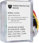 HVAC Surge Protector 120/240V Mini Split Surge Protector with TPMOV Technology Device for AG3000, Watertight Enclosure Lightning Protection, Comprehensive Surge Protection