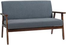 HOMCOM 48" Loveseat Sofa for Bedroo