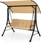 Tangkula 3 Person Porch Swing, Outd