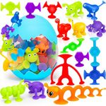 Suction Cup Toys Kids Bath Toy Sensory Fidget Gift for 3 4 5 6 Year Old Boy Girl Toddler Travel Toy Age 3-5