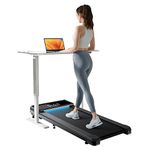 LONTEK Walking Pad with Incline, Under Desk Treadmill with App, Upgraded Brushless Motor, LED Display, Foldable Walking Running Machine with Remote Control for Home Office