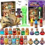 Alritz Mystery Potions Kit for Kids, 20 Magic Mix Witch Potion Bottles, Happy Easter Decorations Pumpkin Table Craft Toys for Boys & Girls Age 6 7 8 9 10+ Indoor Party Decor