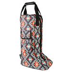 Harrison Howard Tall Boot Carry Bag Protect Rider Boots for Shows Competition Travel Durable Boot Bag Red Tribe