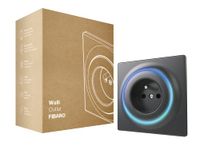 Fibaro Walli Outlet E / Z-Wave Plus Intelligent Socket Type E, Anthracite, FGWOE-011-8