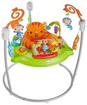 Fisher-Price Tiger Time Jumperoo, infant activity center with music, lights, sounds, and early learning