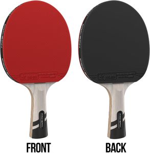 PRO-SPIN Carbon Table Tennis Bat – Red Paddle