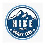 Hike More Worry Less Vinyl Waterpro