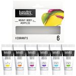 Liquitex Professional Acrylic Heavy Body Set of 6 x 22 ml Vibrant Colours