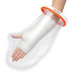 MALU HEALTHCARE 100% Waterproof Hand Cast Cover for Shower & Bath | Resuable Adult Cast Protector | Cast Covers for Shower Hand | Waterproof Shield for Showering After Surgery