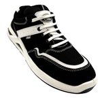 Allen Cooper Safety Shoe ACM 1700 | Washable Micro-Fibre Upper, Protective Steel Toe, Anti-Skid Sole, Water & Oil Resistant | Size 08 INDIA/UK