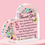 QMVMV Thank You Gifts Thank You Teacher Acrylic Plaque Support Gifts Special Teacher Teaching Assistant Mentor Midwife Gifts for Woman Thank You Colleague Gift