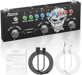 AZOR Multi Effects Guitar Pedal with 3 Preset,8 IR Cab 9 AMP Models, Reverb Delay Overdrive, Distortion and Tuner for Electric Guitar, Rechargable Multi Effect Pedal