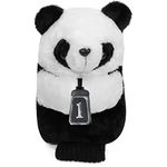 LeFeng Animal Golf Headcovers, Funny Golf Head Covers Collection for Driver and Fairway Wood, Cute and Soft Golf Club Protector(Panda Driver)