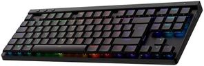 Logitech G G515 Lightspeed TKL Low Profile Wireless Gaming Keyboard, LIGHTSYNC RGB, Thin Tenkeyless Design, PBT Keycaps, Tactile Mechanical Switches, QWERTY UK English Layout - Black