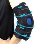 ARRIS Elbow Ice Pack Wrap, Gel Pack with Elbow Support Brace for Hot Cold Compression Therapy, Reusable Ice Pads for Elbow Arm Joint Pain Relief for Tendonitis, Tennis, Golf and Sports Injury