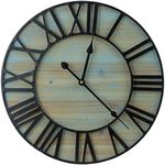 Sorbus 16-Inch Large Wall Clock - Centurian Roman Numeral Style - Modern Home Decor - Metal Wood Decorative Analog Clock