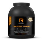 Reflex Nutrition One Stop® Xtreme - Serious Mass Gainer - All in One Protein Powder - 55g Protein, 10.3g BCAAs, 5,000mg Creatine - Muscle Building Protein Shake (Vanilla Ice Cream, 2.03kg)