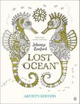 Lost Ocean Artist's Edition: An Inky Adventure and Coloring Book for Adults: 24 Drawings to Color and Frame