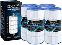 POOLPURE PLFPCC60 Pool Filter Replaces Pentair CCP240, PCC60, Ultral-A4, Unicel C-7469, R173572, 178569, Filbur FC-1975, Clean and Clear Plus 240, L x OD:14 1/8"x7", 4 X 60 sq. ft. Filter Cartridge