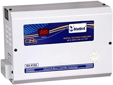Bluebird 4 KVA Digital Voltage Stabilizer (Aluminium Wound) with HLC (150-280 V) for All 1.5 Ton AC's