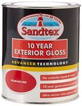 Sandtex Retail 10 Year Exterior Gloss Pillar Box Red 0.75 L