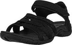 Teva Women's Tirra Sandal, Black/Black, 7.5