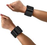 Tone-y-Bands Cardio Wrist Weight for Arm Toning, 2 lb, Large, Black