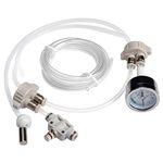 CALANDIS® Aquarium DIY Co2 Generator System with Pressure Gauge for Aquarium Fish Tank