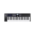 Arturia - KeyLab Essential 49 mk3- MIDI Controller Keyboard for Music Production, with All-in-One Software Package- 49 Keys, 9 Encoders, 9 Faders, 1 Modulation Wheel, 1 Pitch Bend Wheel, 8 Pads- Black