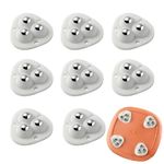 UB Unity Brand 8pcs Caster Wheel Self Adhesive Caster Wheel 360° Swivel Wheels for Furniture, Small Appliance, DIY Modification Moving Table Heavy Duty Caster Wheels (White)