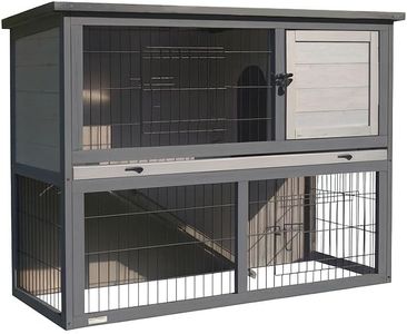 PawHub Large Wooden Chicken Hen Coop Rabbit Hutch Guinea Pig Cage