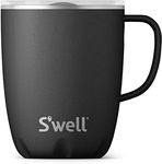 S'well Stainless Steel Mug w/Handle - 12 Fl Oz - Onyx