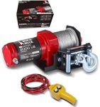 RUGCEL Electric 12V 2000lb/907kg Single Line Waterproof Winch