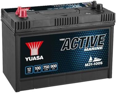 Yuasa YBXM31-100S 12V 100Ah 750CCA Maintenance Free High Performance Marine Battery