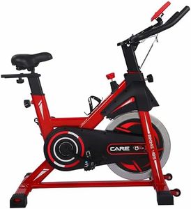 CARE FITNESS - Vélo d'appartement - SP-485 - Résistance Magnétique - Ecran LCD -Support de Tablette - Confortable et Silencieux - Selle et Guidon réglable