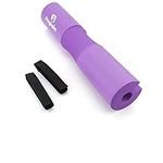 Squat Pad, Barbell Pad, Foam Sponge Pad, Squat Bar Neck Pad, Training Weightlifting Cushion Women & Men for Lunges, Squats and Hip Thrusts - Purple