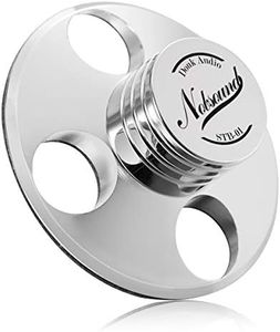 Nobsound STB-01 LP Vinyl Turntables Metal Disc Stabiliser Record Weight for Turntables (Silver)