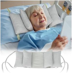 Neck Wedge Stabilizer Pillow for Sleeping to Keep Head Straight While Surgery Head Upright Medical Wedge Positioning Bedridden Disabled Elderly Face up Posture Corrector Headrest