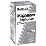 HealthAid Magnesium Bisglycinate Vegan Tablets, 60-Count