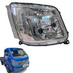 APSMOTIV Headlight assembly for TATA INTRA V30 Pickup truck Front/Head lamp (Right/Driver Side) White