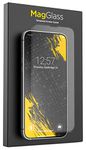 MagGlass Anti-Glare Matte Screen Protector - Designed for iPhone 14 PLUS Tempered Glass - Fingerprint/Smudge Proof Full Coverage Display Guard (Case Compatible)