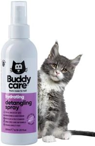 Buddycare Spray démêlant pour chats – Éliminateur efficace des poils emmêlés et démêlant pour favoriser un pelage sain, élimine facilement les poils emmêlés pour un pelage lisse et brillant