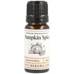 Nikura Pumpkin Spice Fragrance Oil - 10ml | Perfect for Soap Making, Candle Making, Wax Melts, Diffusers | Great for use in Bath Bombs, Perfume Oil, Potpourri | Vegan & UK Made