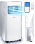 Pro Breeze 4-in-1 Smart Portable Air Conditioner 5000 BTU with Wifi, Remote Control, 24 Hour Timer & Dual Window Venting Kit Included - Powerful Air Conditioning Unit for Home