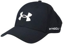 Under Armour Mens 2022 Golf96 Baseball Cap - Black/White - One Size