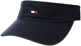 Tommy Hilfiger Men’s Essential Flag Visor, Navy Blazer, One Size