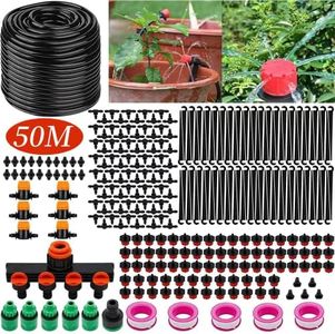 Système d'irrigation Jardin, 285Pcs Kit d'irrigation Goutte, Kit d'irrigation Goutte à Goutte Automatique avec 50m Tuyau, Kit arrosage Automatique pour Jardin pelouse Serre Plantes