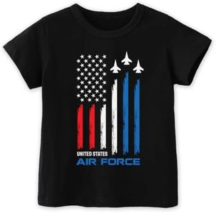 cheerilulu Independence Day 4th of July Shirt for Toddler Boys Girls Kids, USA Flag Red White Blue T-Shirt Graphic Top Tee 2-8T